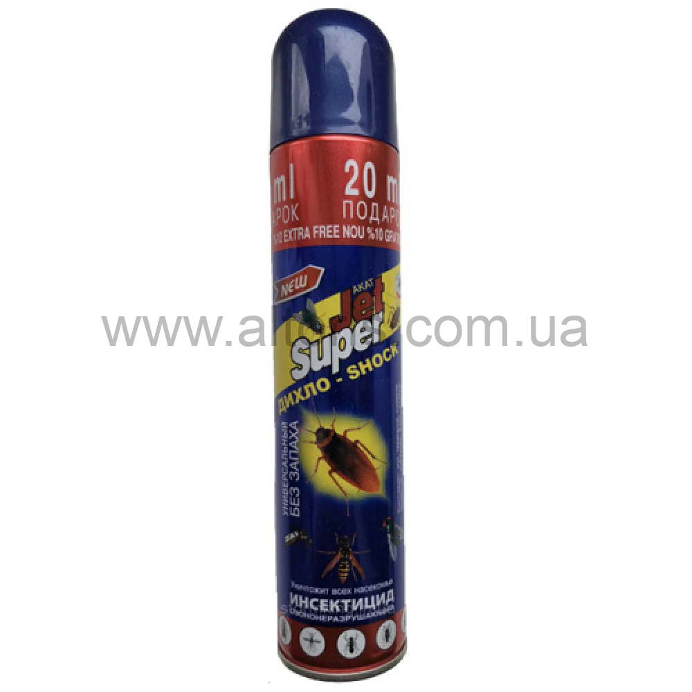 дихлофос JET SUPER - 220мл синий