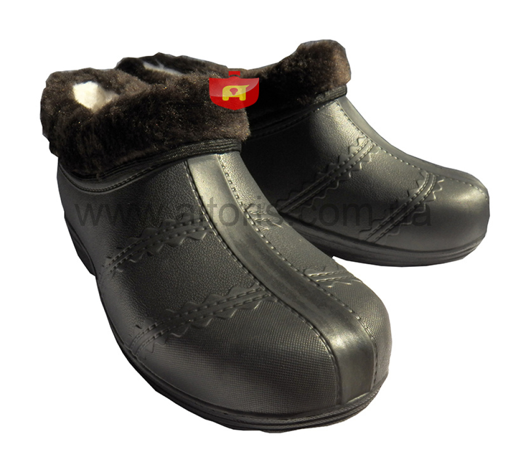 галоши женские - 65 Б р.36-41 (6пар) теплые чёрные