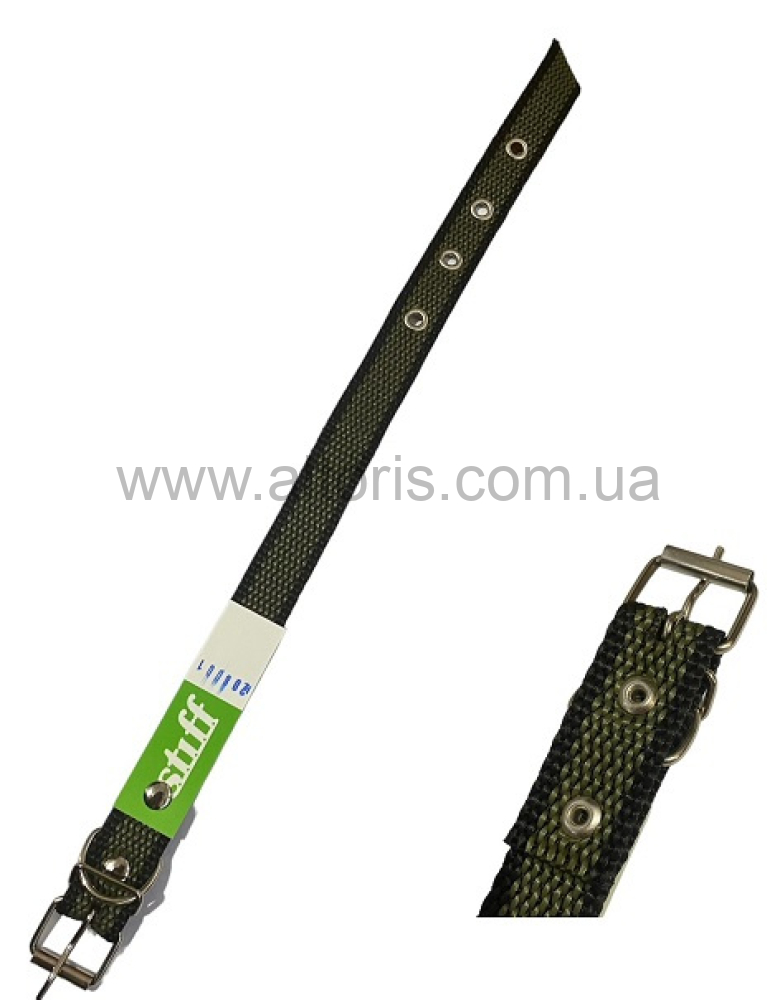 ошейник капроновый STIFF - 30мм двойной