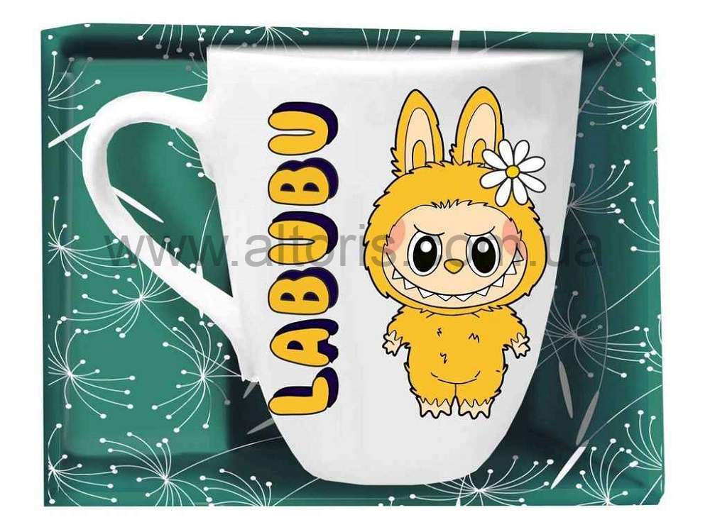 кружка керамика  - 200 мл LABUBU жовтий  942688