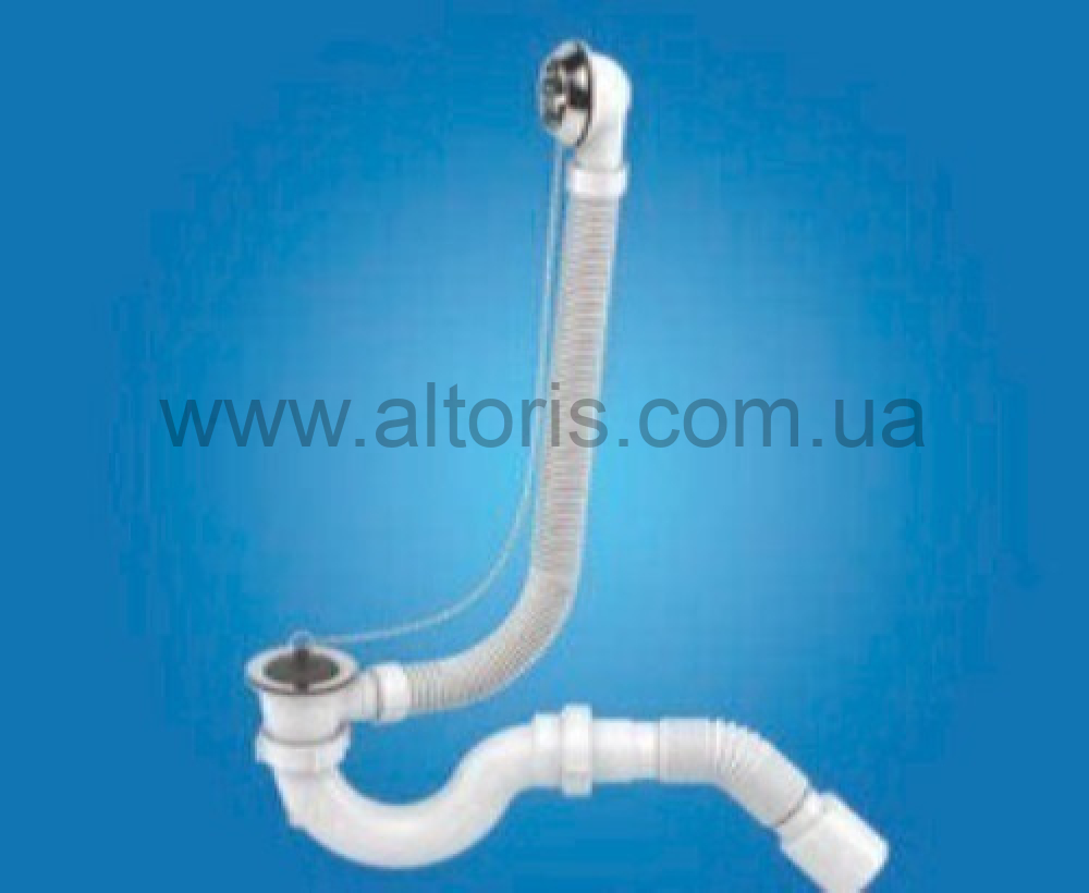 сифон для ванны SP - 40*50 L=400, Волна