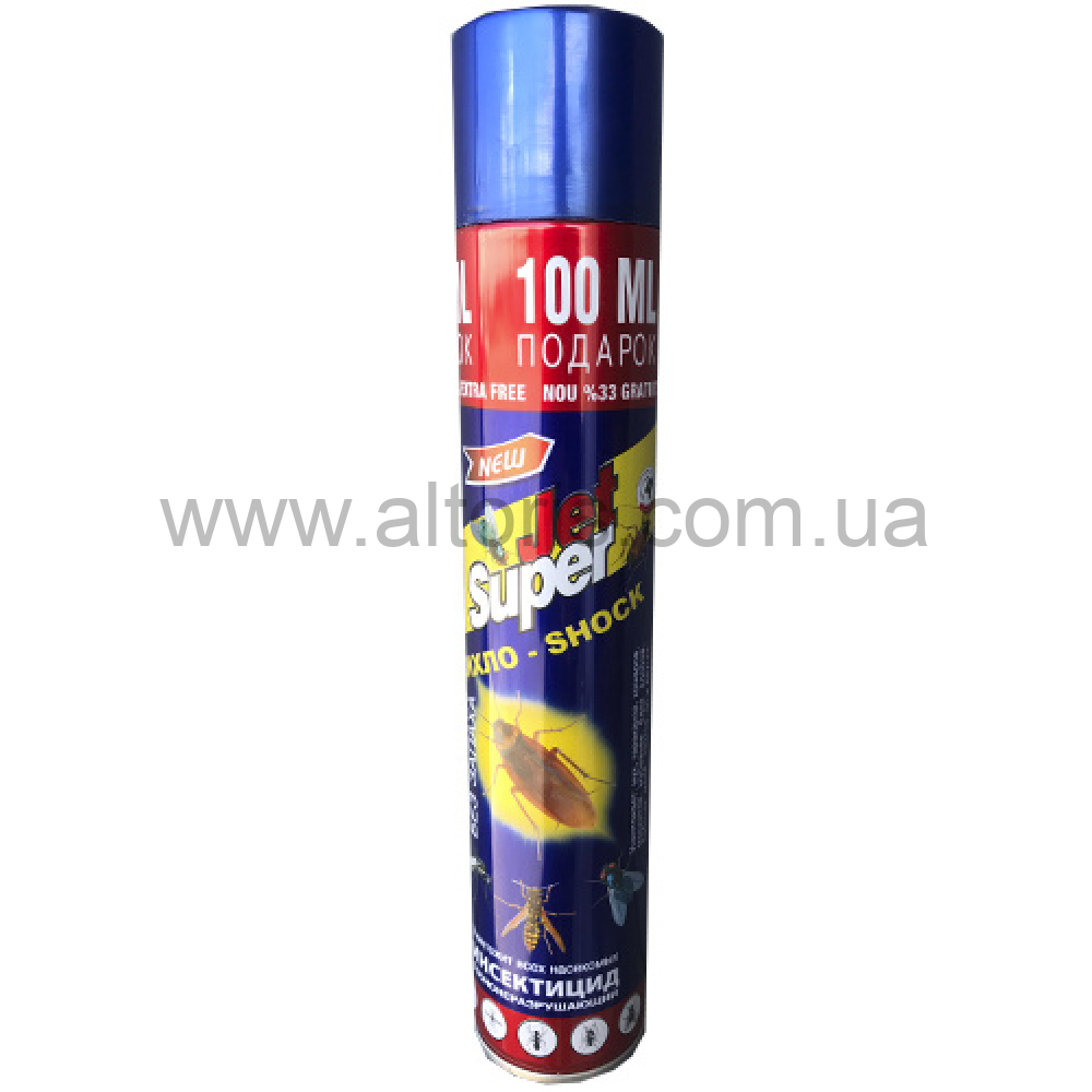 дихлофос JET SUPER - 400мл синий