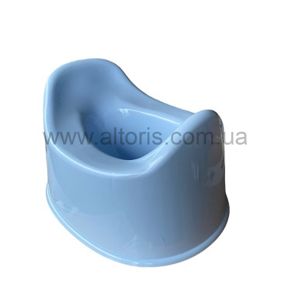 горшок детский  Полимерагро - голубой