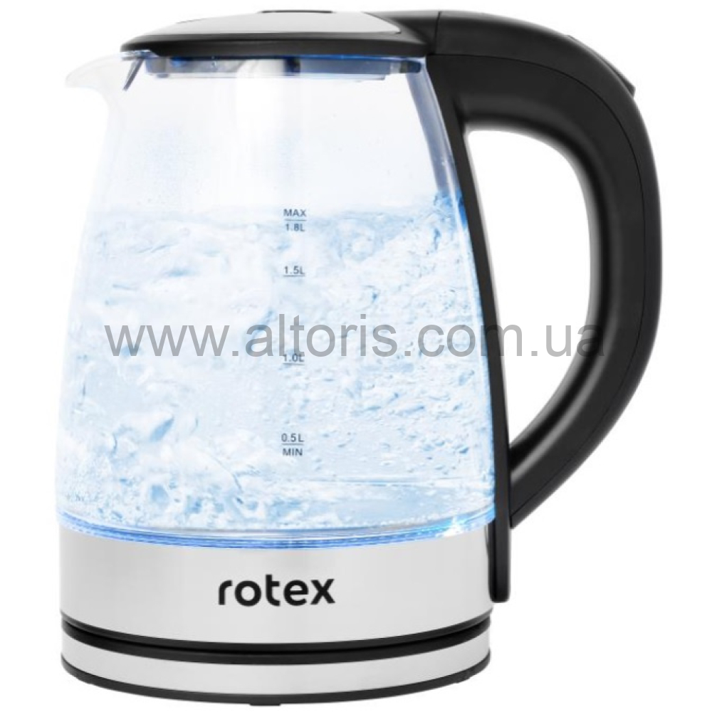 Электрочайник ROTEX - 1,8 л 1500 Вт стекло RKT91-GS