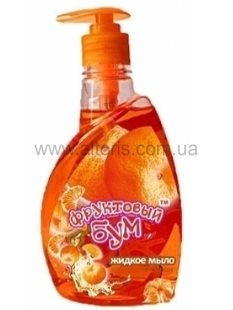 жидкое мыло Фруктовый Бум  460мл - Мандарин
