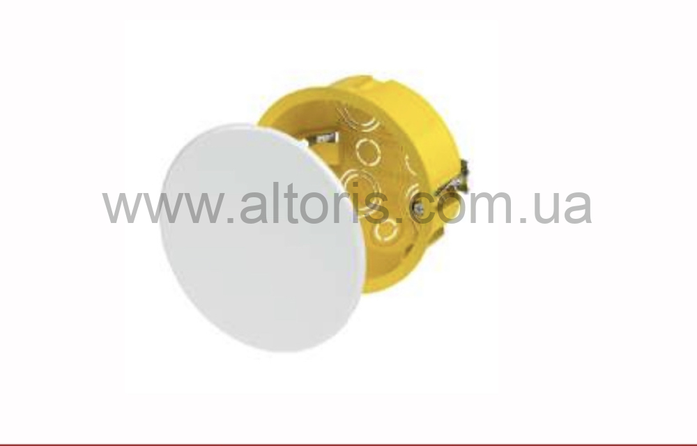 коробка распределительная Neomax - для сплошных  стен круглая диаметр 70х45 мм