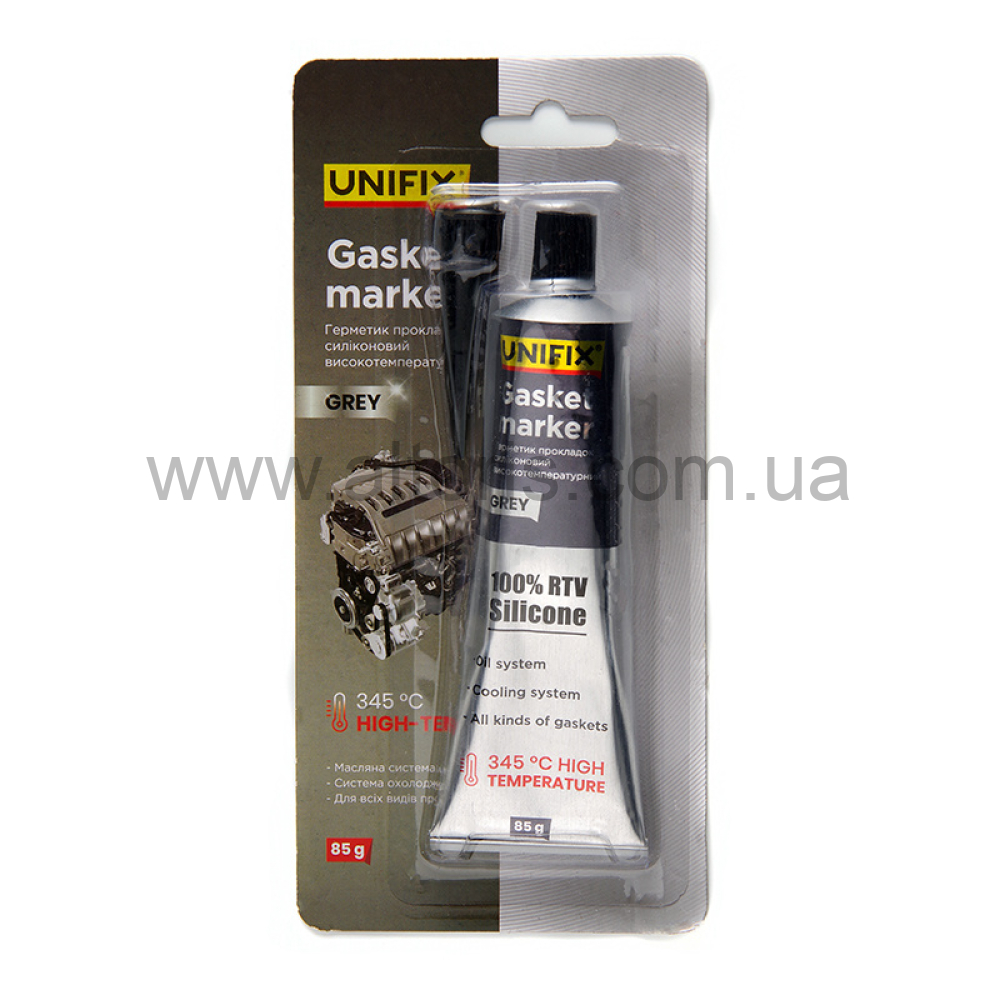 герметик высокотемпературный UNIFIX - 85 г серый