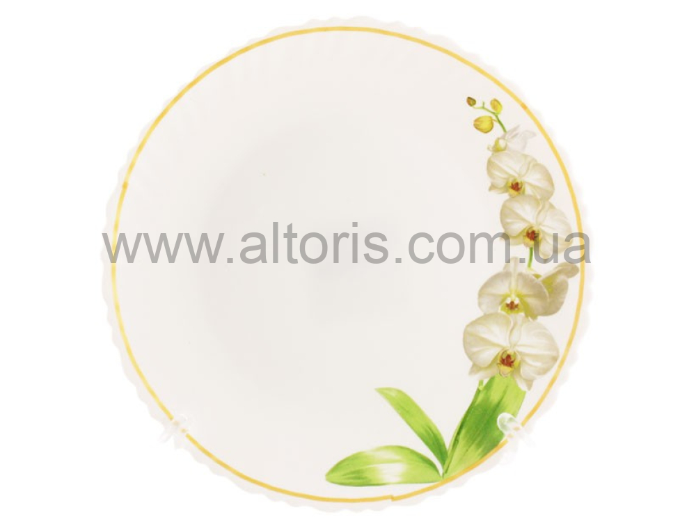 тарелка мелкая стеклокерамика Lumines - №7,5 Біла орхідея BB408