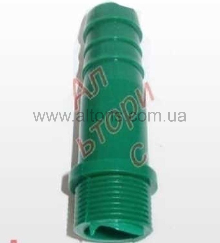 штуцер пластмас. для шланга наружн.резьба - 3/4"на 26мм