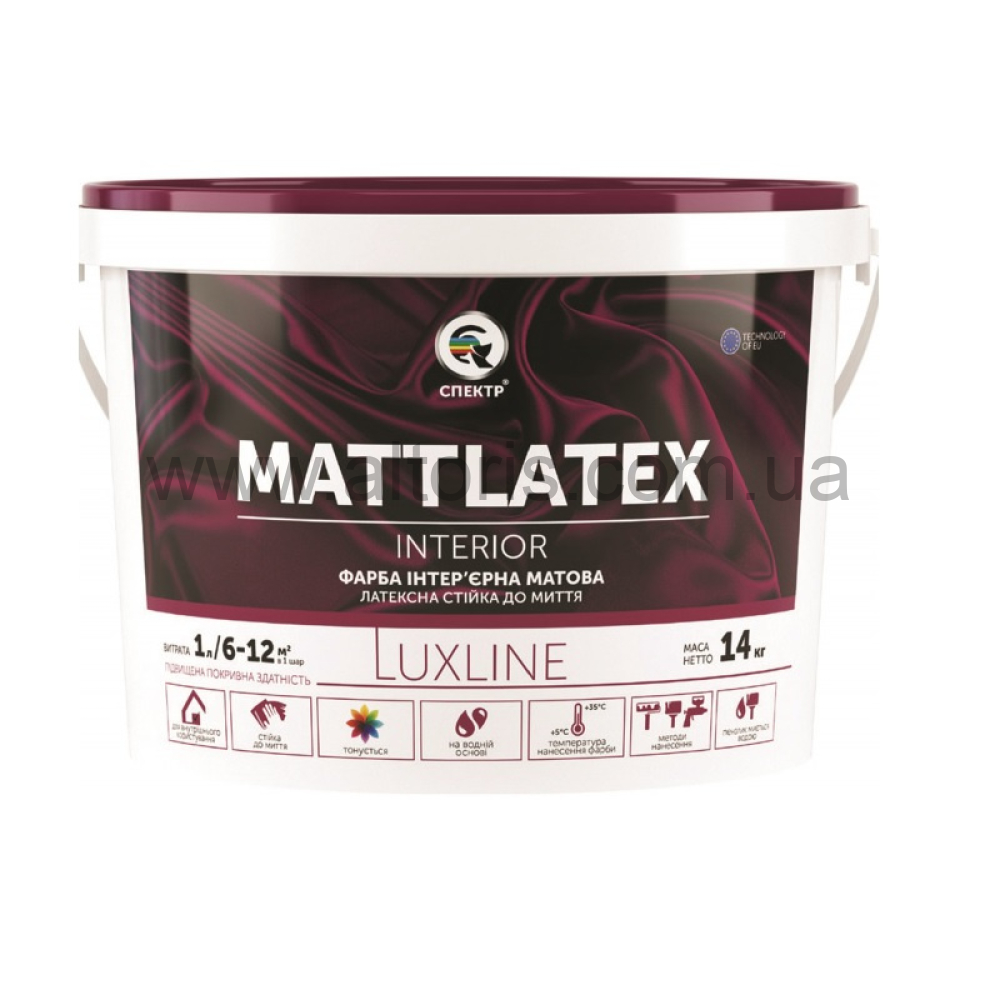 C-22 "СПЕКТР" Интерьерная МАTTLATEX LuxLine - 1,4кг