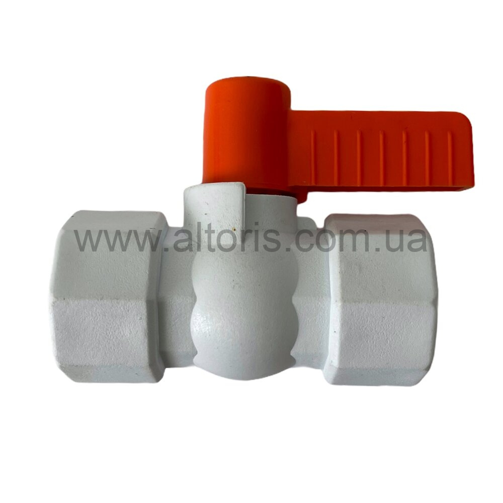 кран шаровый пластм. для полива - 3/4" гг