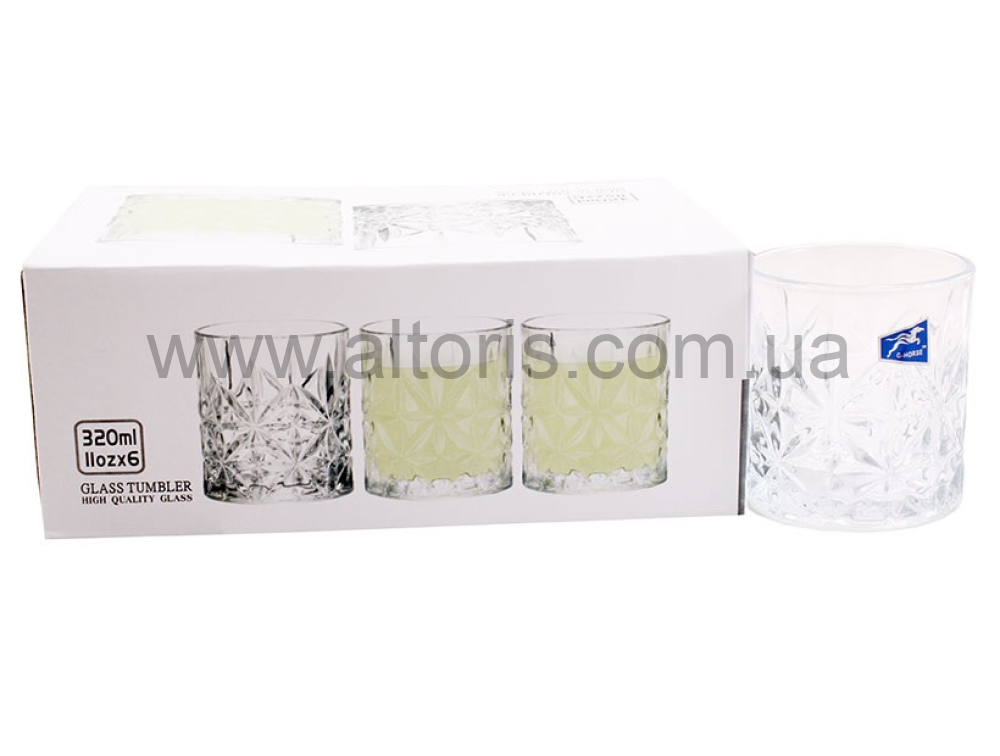 набор стаканов Interos - 320 мл  6шт BM5411JW3