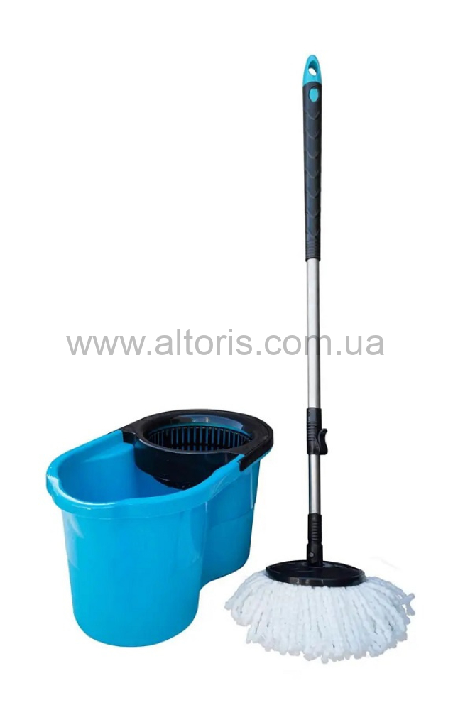 ведро с автоматическим отжимом Zambak - 16л + швабра 188