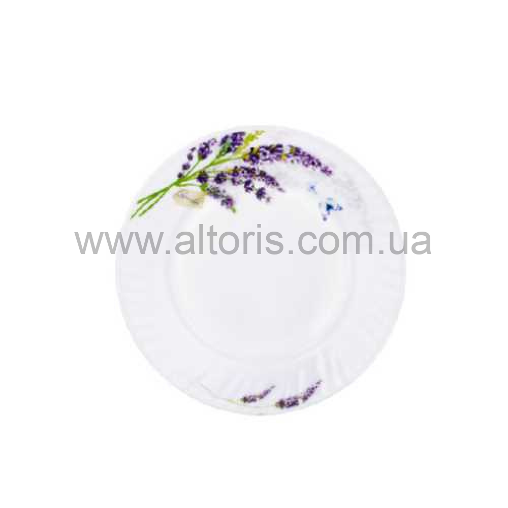 Тарелка мелкая стеклокерамика S&T - №7 Лаванда 30057-01-1065