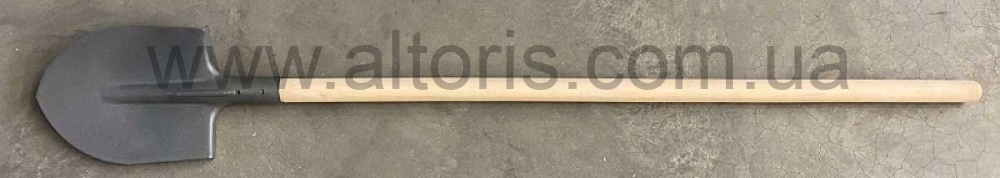 лопата штыковая ЛКО с черенком - в сборе