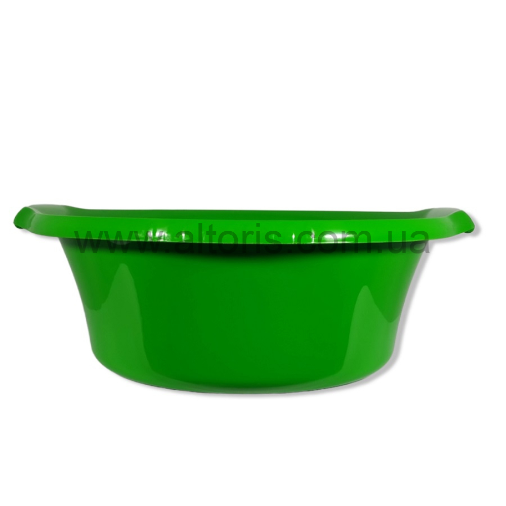миска пластмассовая Полимерагро - 24л пищевая Салатовый