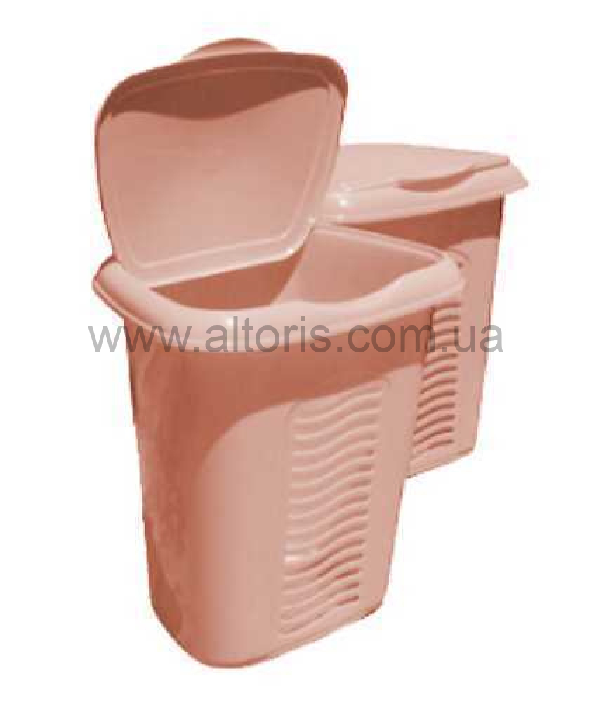 корзина для белья Консенсус - 40л, розовый