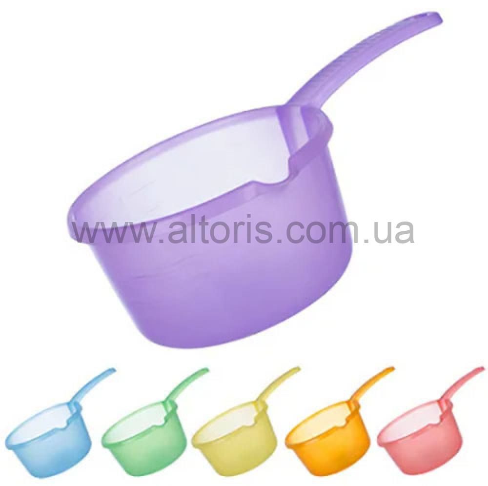 ковшик пластмассовый ПластТорг - 1.0л арт.PT-83412