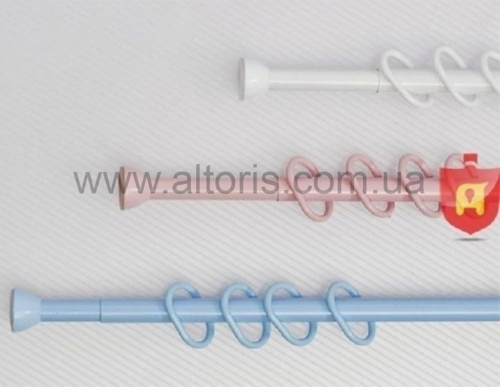 карниз для занавесок в ванную