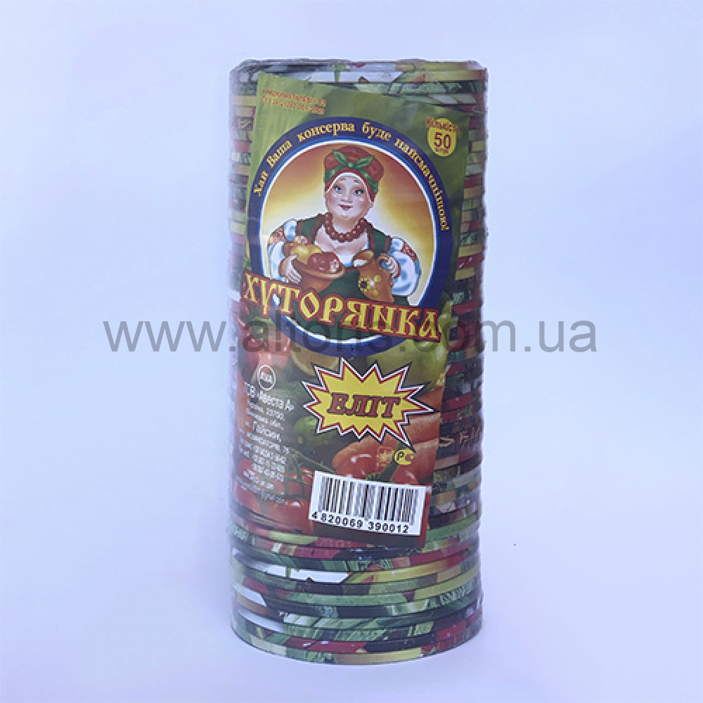 крышка метал. закаточная  Хуторянка - полноцвет