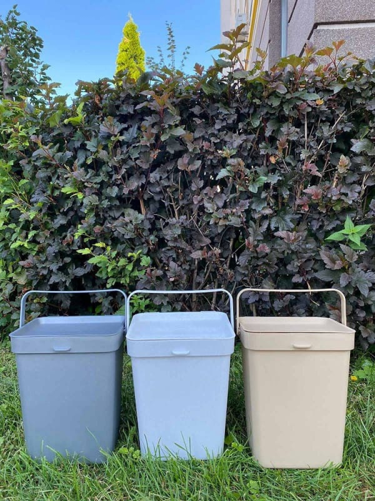 ведро универсальное с кр. Полимерагро - 10л белый флок