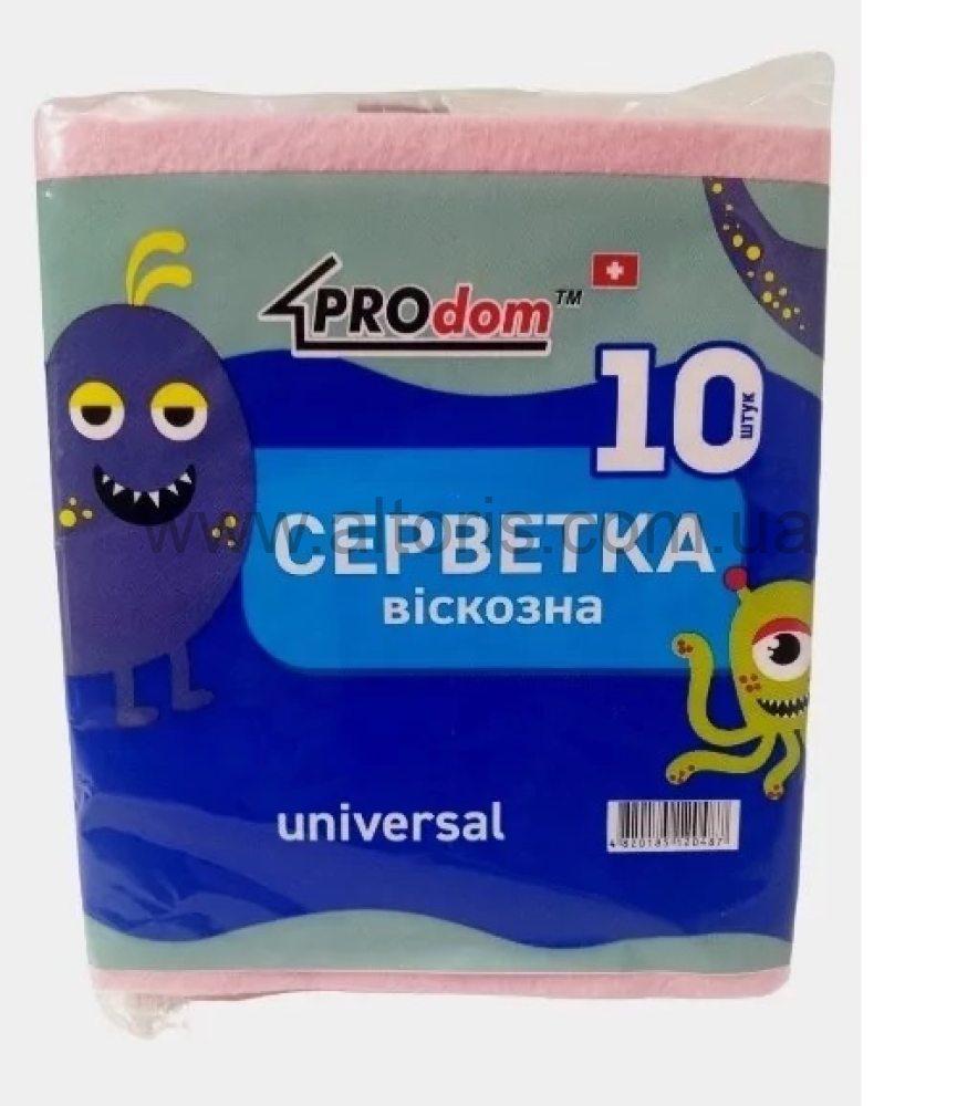 салфетки вискозные TM Продом - 3шт