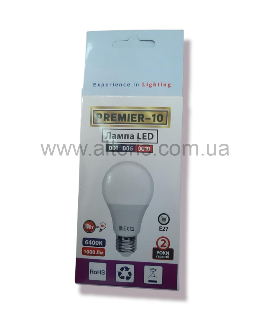 лампа LED HOROZ - 10W 6400 E27 1000Lm 175-250V PREMIER-10