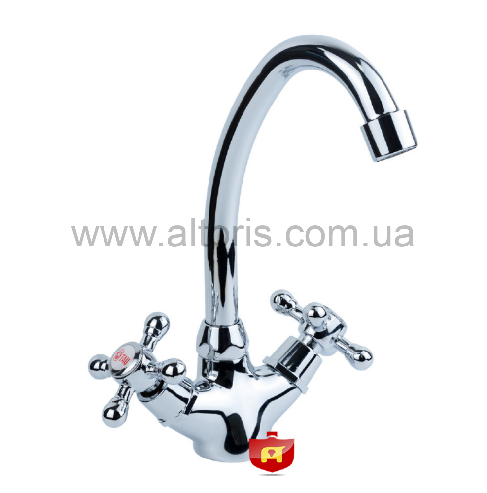 смесит.для кухни Tau - VD 1\2 для кухни на шпильке арт.VD-5B161C