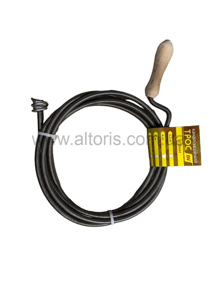 трос канализационный DV - д 9 мм 6 м