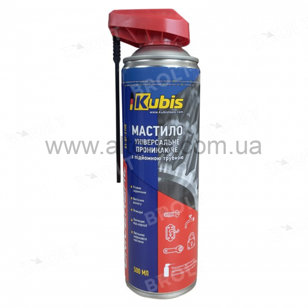 проникающая смазка Kubis - 500 мл. с подъемной трубкой