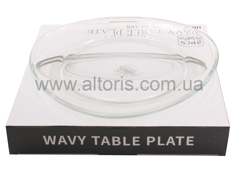 блюдо стекло Interos - 2 шт в наб 25,5*27 см 7013499900 PMTP/BMPL-1019-4