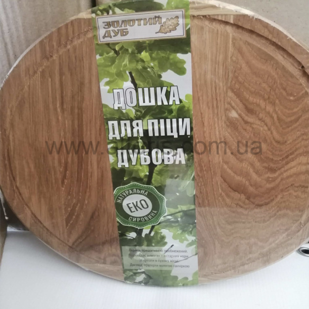 доска разделочная \дуб  - Д=25 см для пиццы