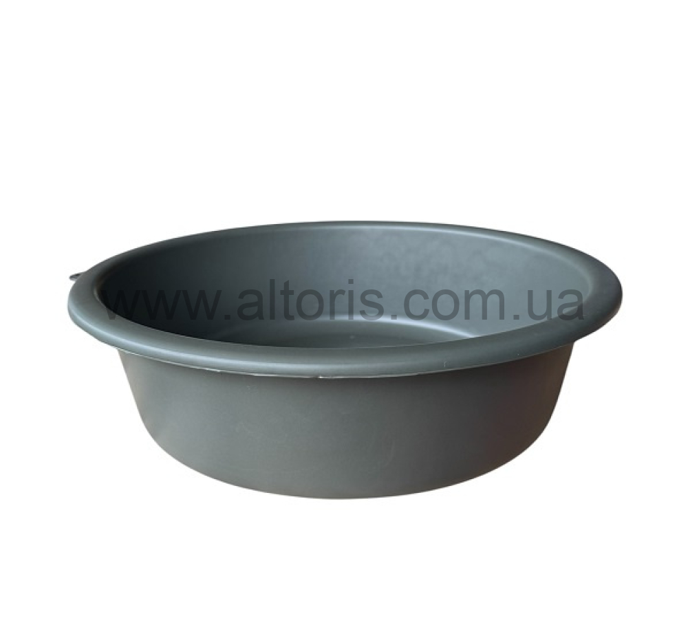 таз пластмассовый  АВС - 6 л серый