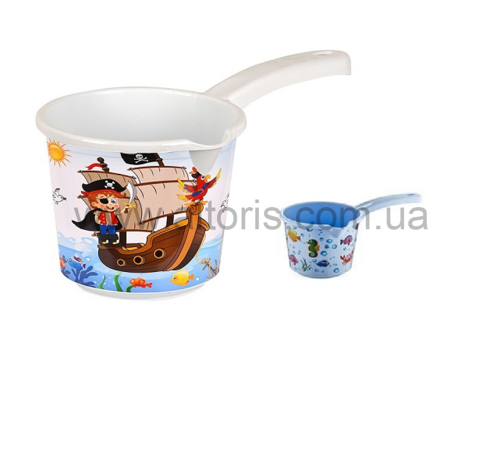 ковшик пластмассовый IRAK - 1,2л Детский "Фантастик"