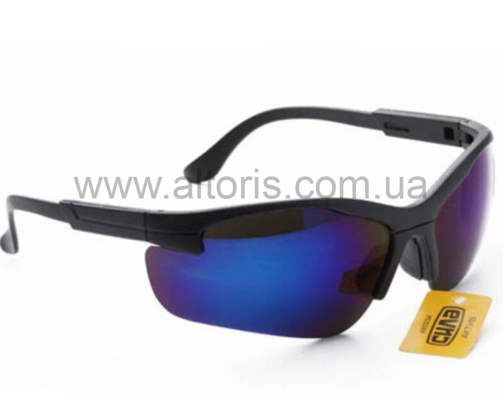 очки защитные СИЛА - синее зеркало АКТИВ