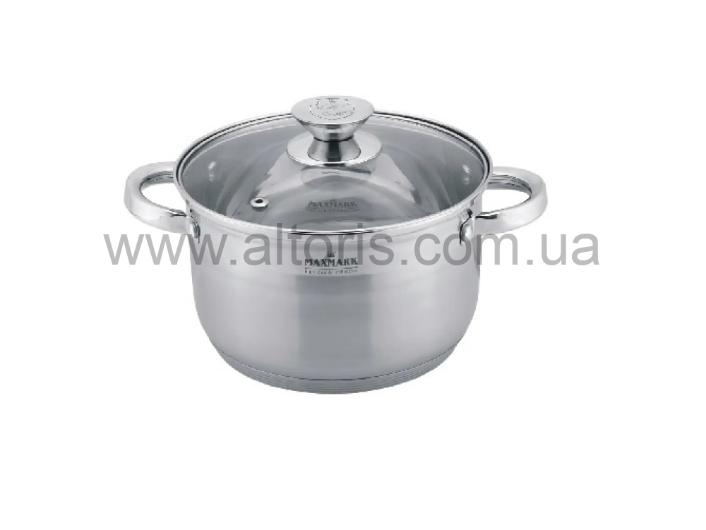 кастрюля  Maxmark нерж.сталь - 22 см 4 л MK-3704