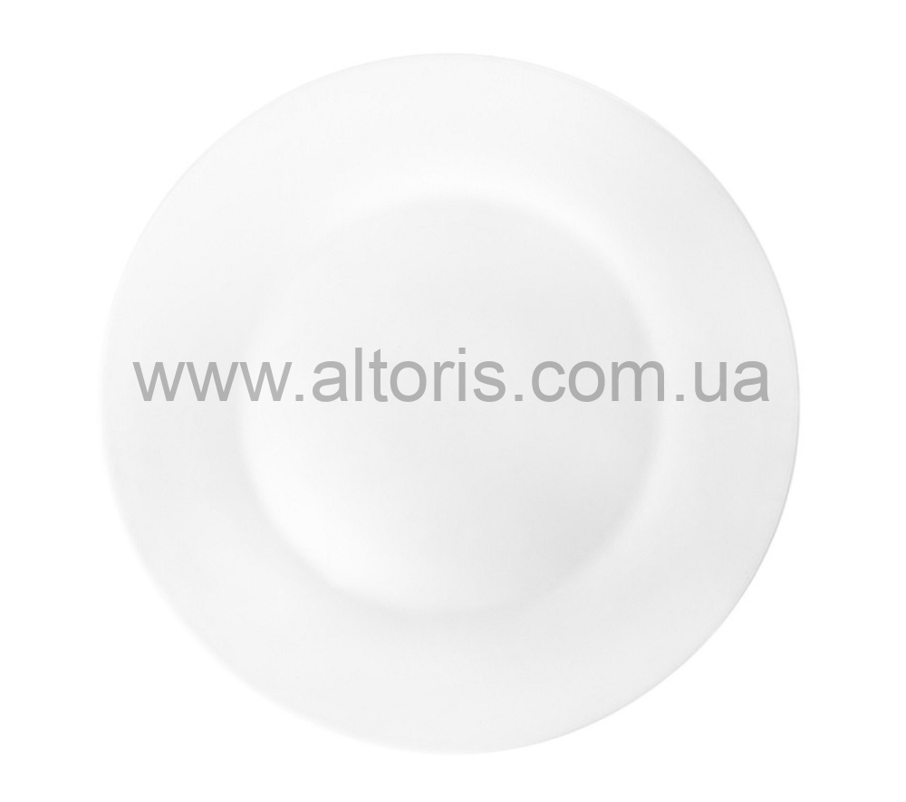 тарелка мелкая керамика S&T - №7 белая 30000-008