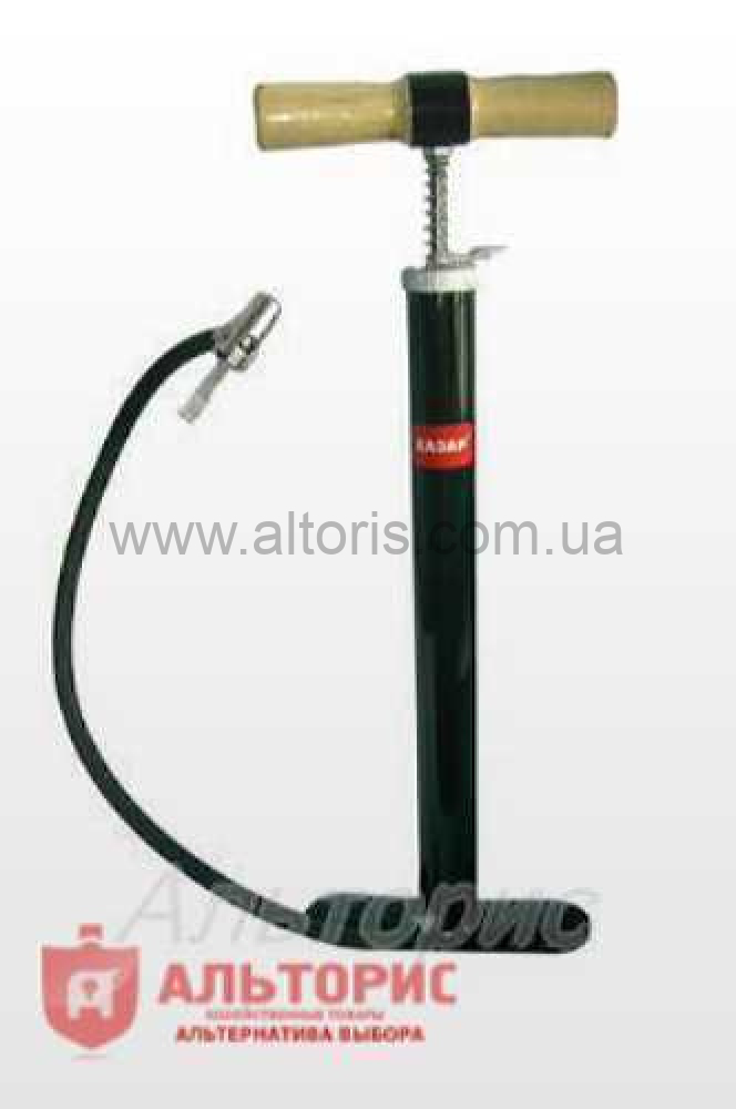 Насос автомобильный - с деревянной ручкой