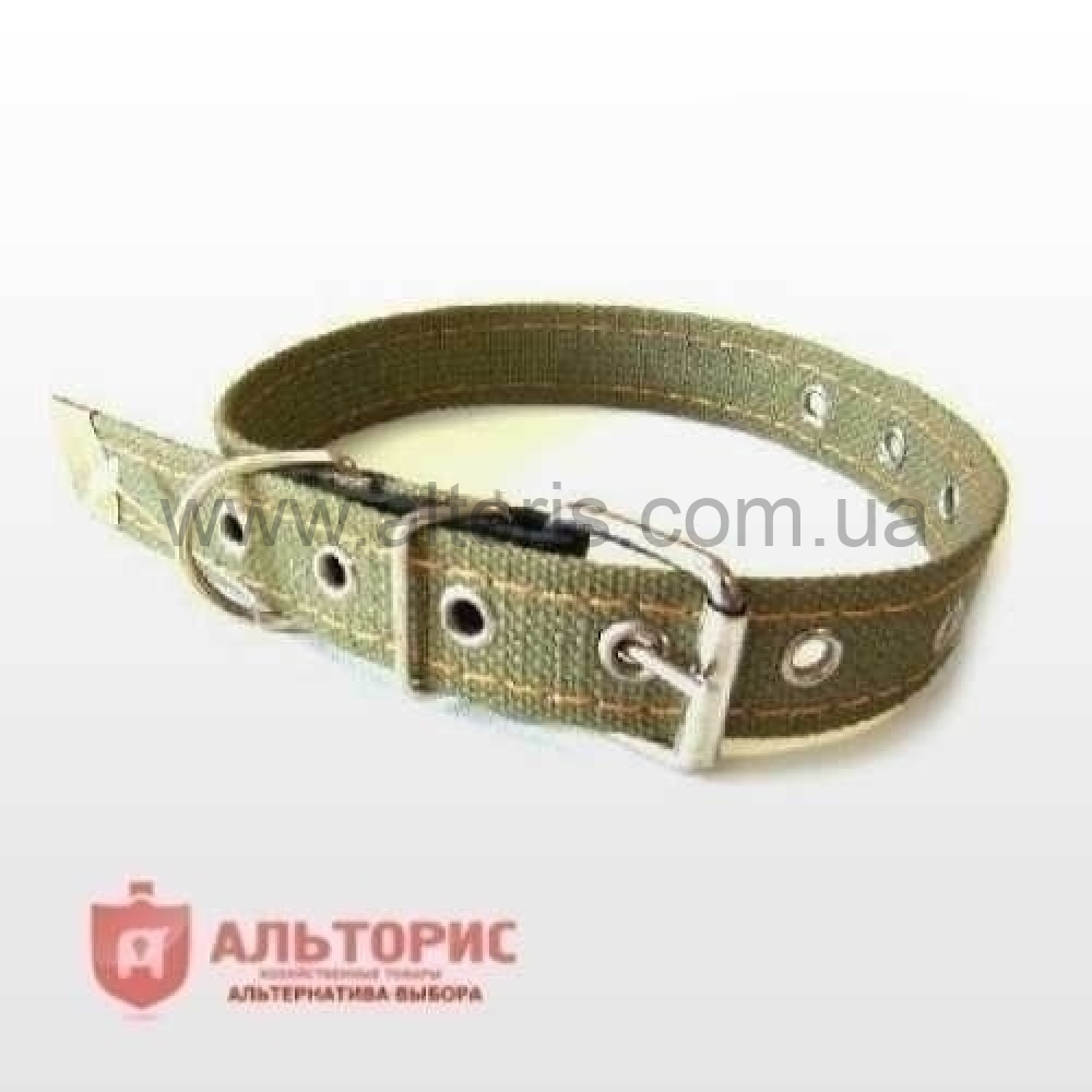 ошейник брезентовый STIFF - 35мм одинарный, ЭКОНОМ