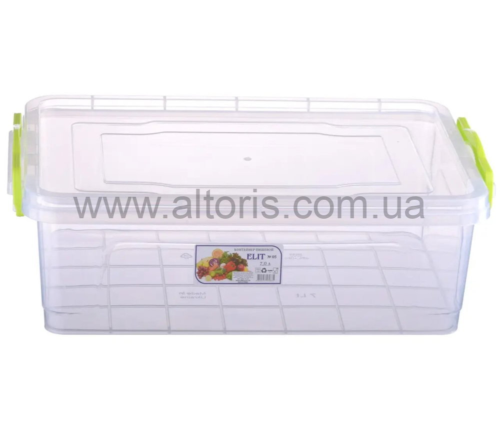 контейнер пластик. АП  - 7,0л №5 плоский