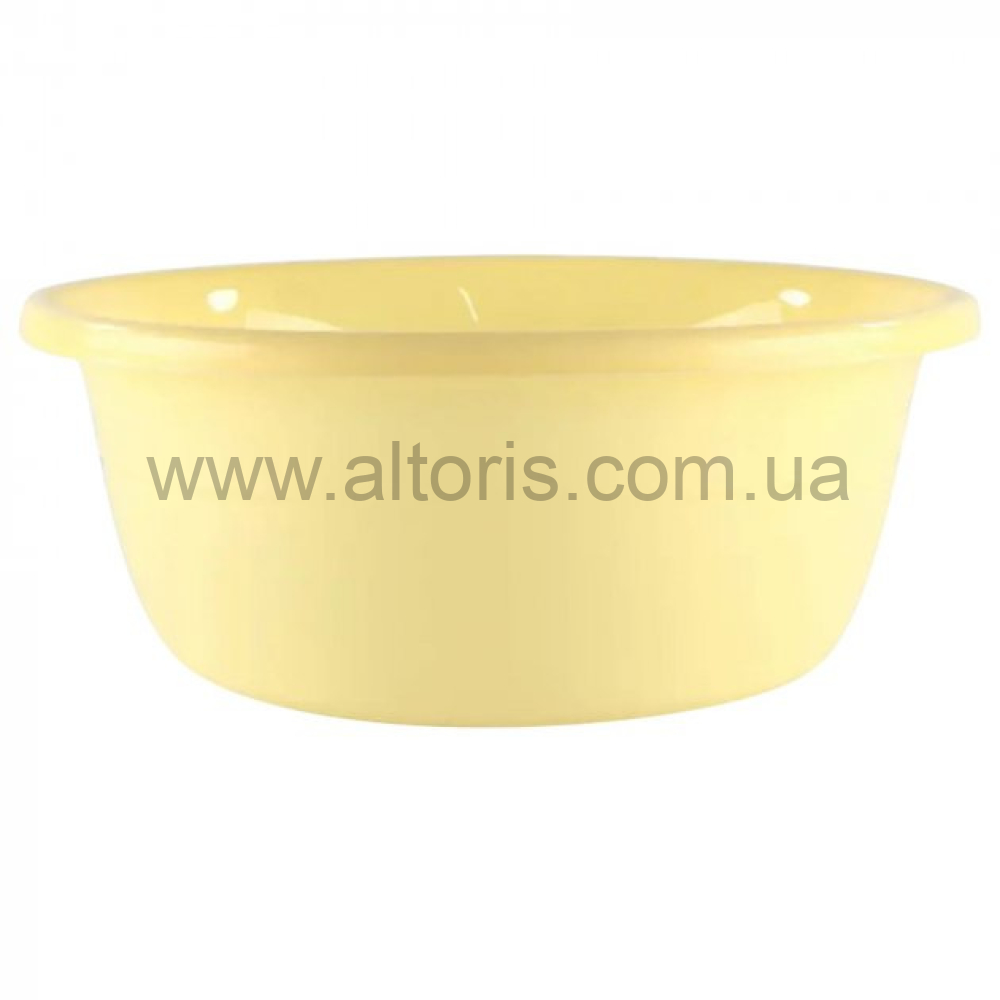 миска пластмассовая R-Plastic - 10 л Желтая