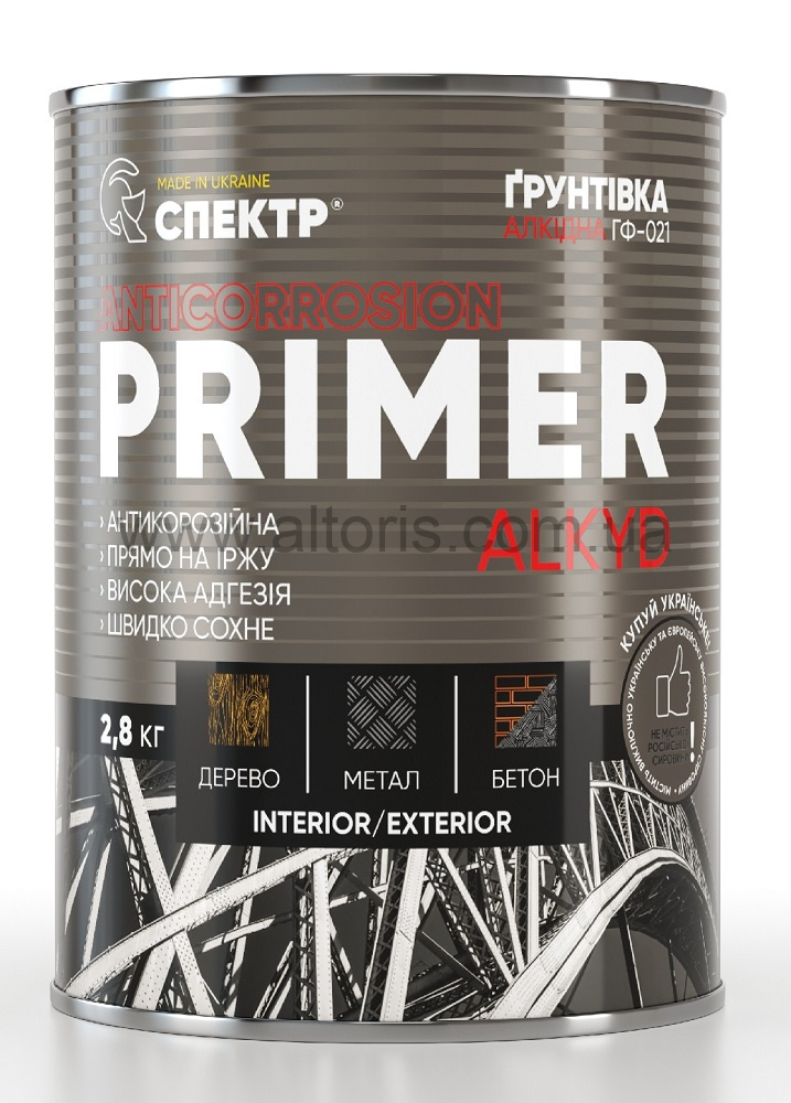 ГФ-021  "СПЕКТР" 2,8 кг антикор - белая