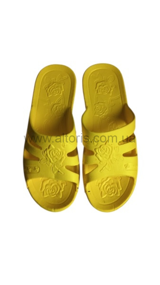 шлепанцы женские Роза-6 - желтый размер 36-41(6 пар)