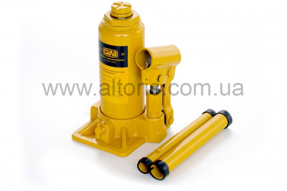 домкрат гидравлический СИЛА - бутылочный 2 т (158-308 мм)