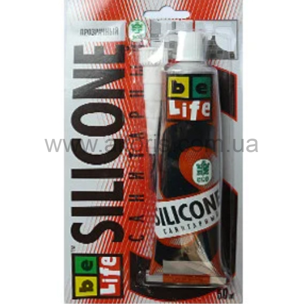 герметик BeLife - силиконовый санитарный, 50мл прозрачный