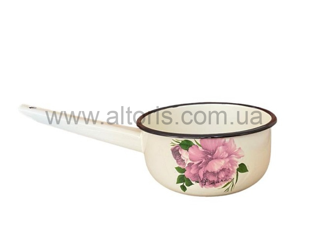 ковш эмаль НМ 1,5л/2 21082/2 - Лаура (молочная)