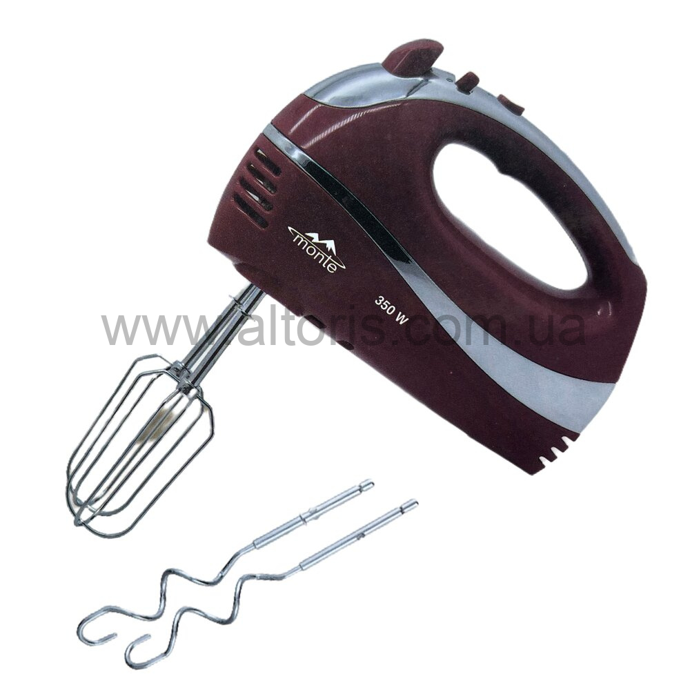 миксер MONTE - 350 Вт/ 2000R-MT красный