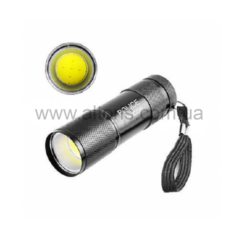 Фонарь карманный Poliсe - 159-COB, 3xAAA,