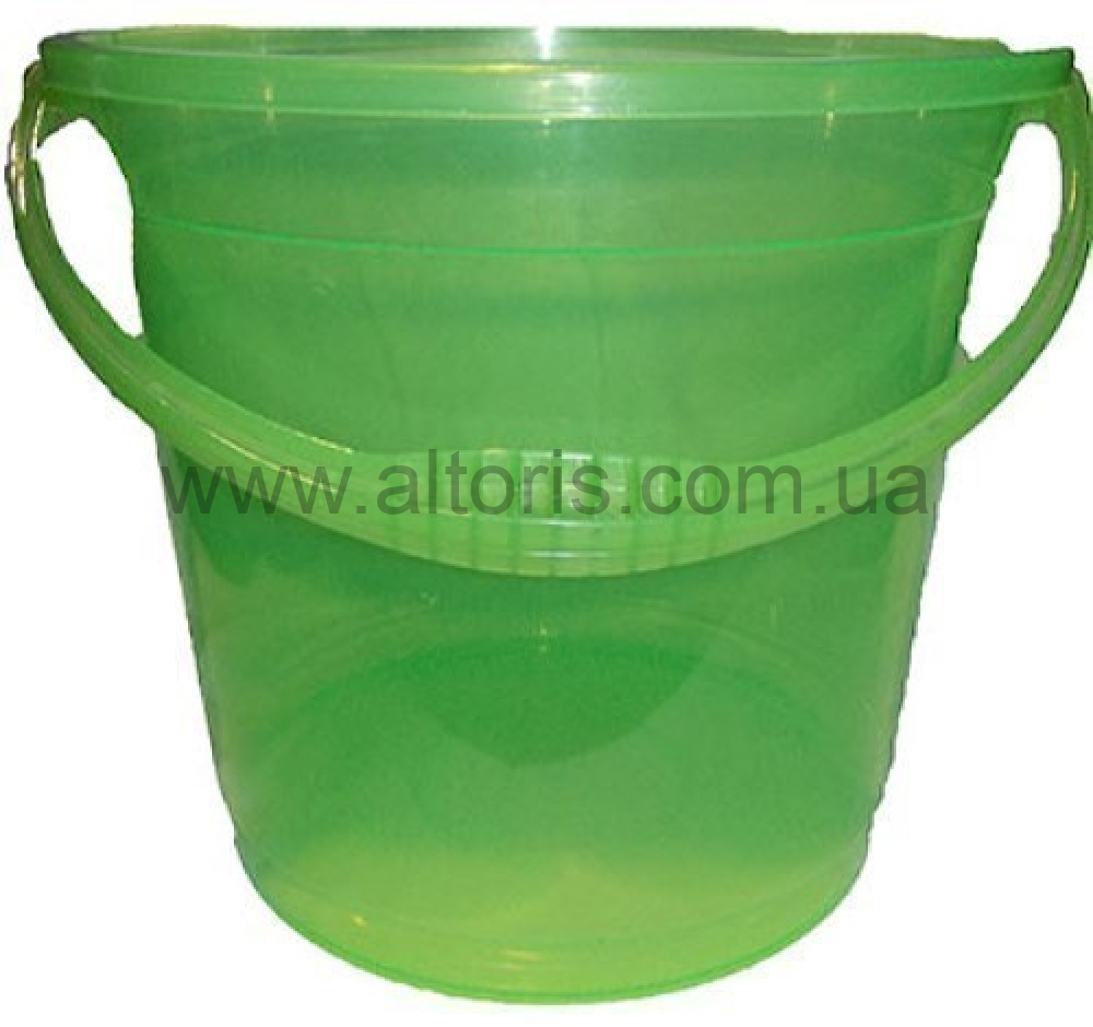 ведро пластмассовое пищевое без крышки Элегант R - 12л