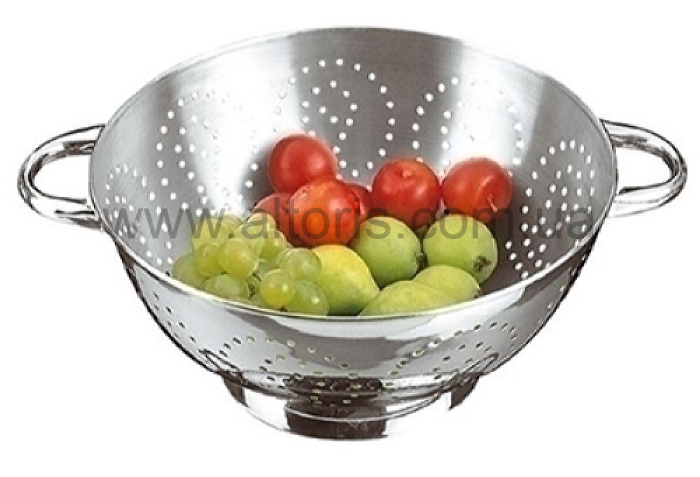 дуршлаг нерж. EMPIRE - д=260мм, с двумя ушками и подставкой, 5526